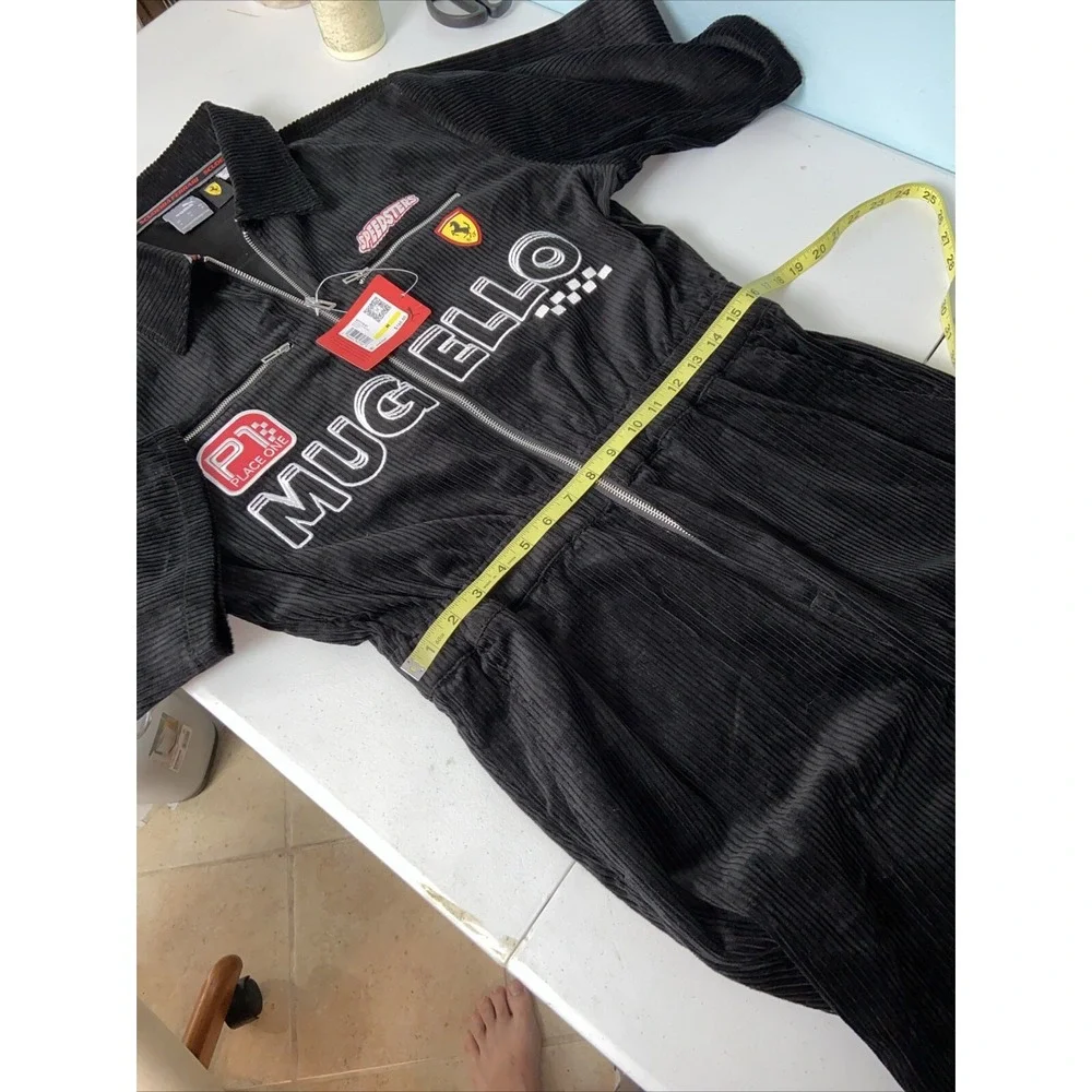 PUMA Ferrari GC Race Suit M Black Mugello Racing Team Jumpsuit F1 Motorsport